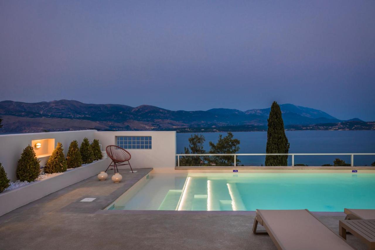 Villa Mirto - Iris Sunset Villas Lépedha Exteriör bild