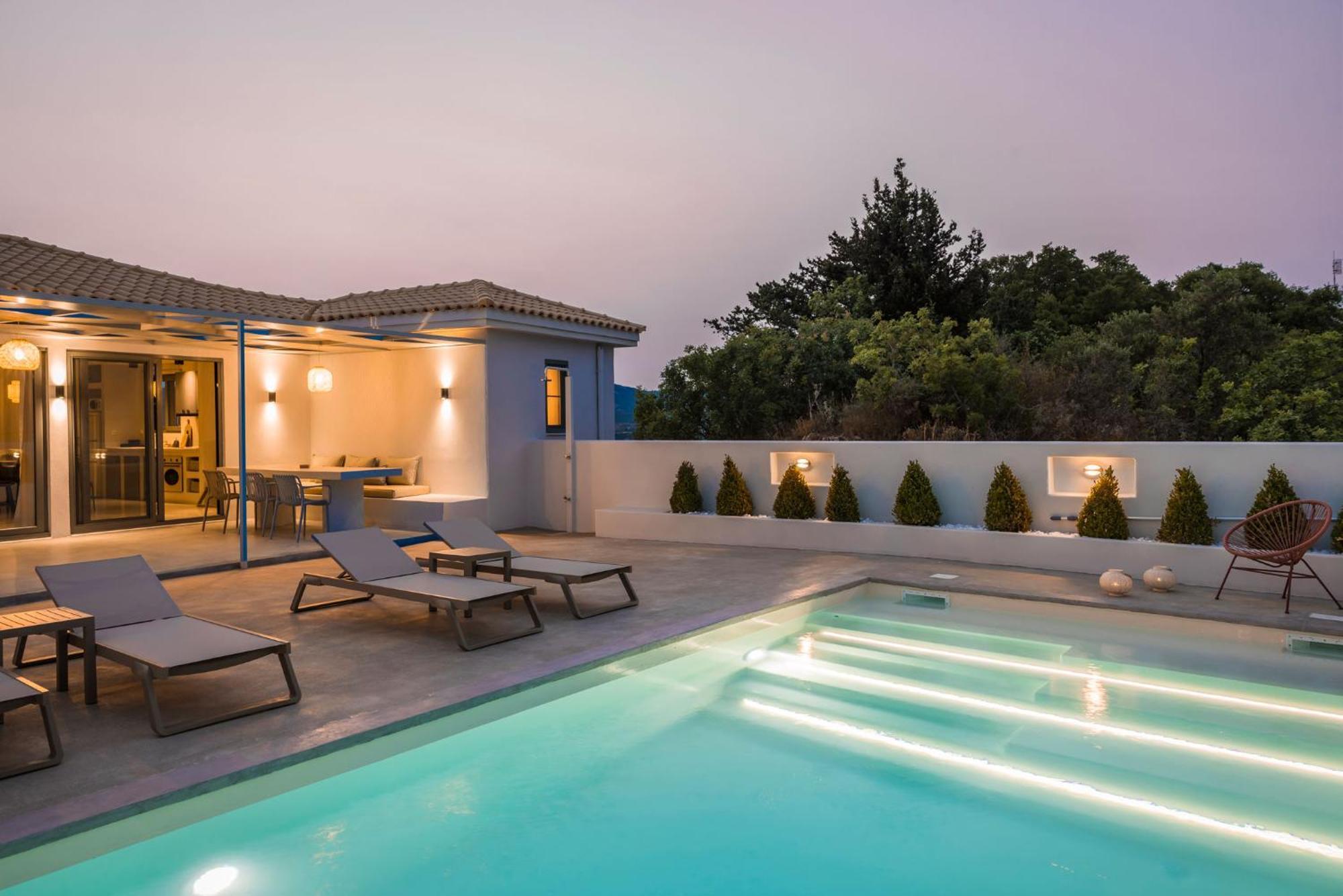 Villa Mirto - Iris Sunset Villas Lépedha Exteriör bild