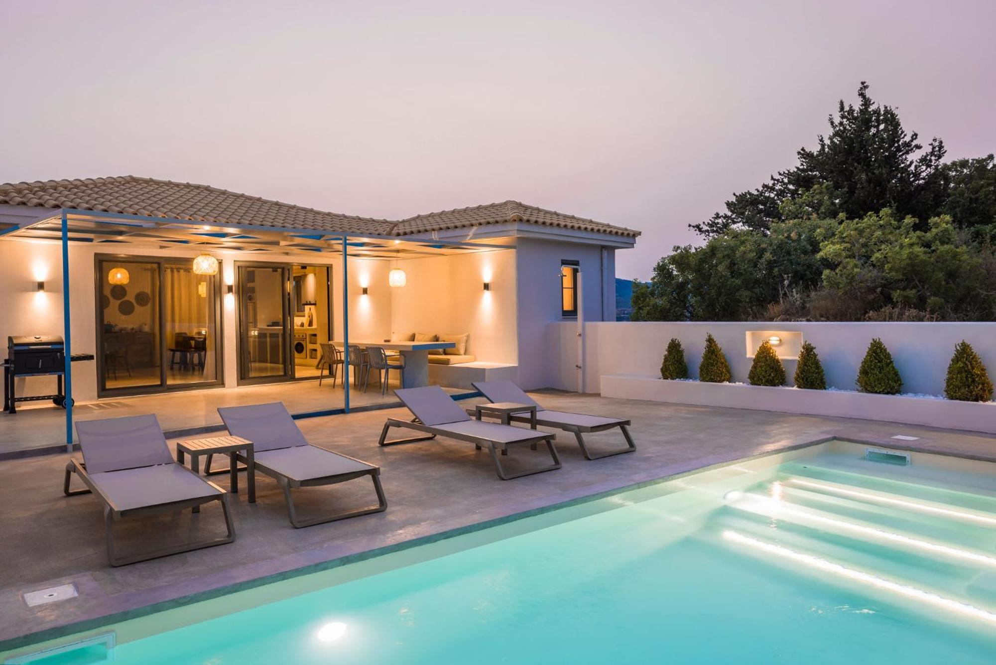Villa Mirto - Iris Sunset Villas Lépedha Exteriör bild