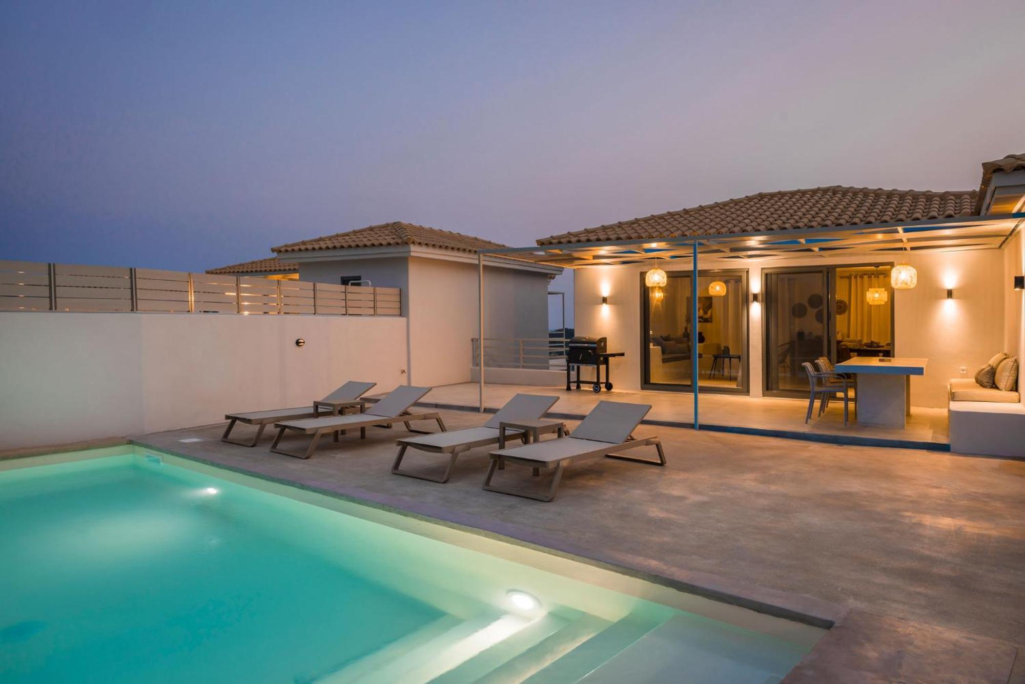 Villa Mirto - Iris Sunset Villas Lépedha Exteriör bild
