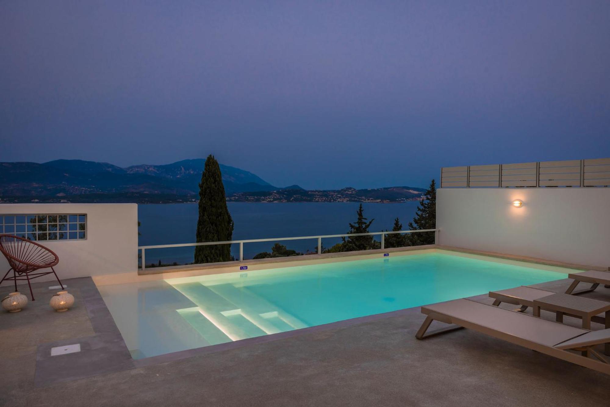Villa Mirto - Iris Sunset Villas Lépedha Exteriör bild